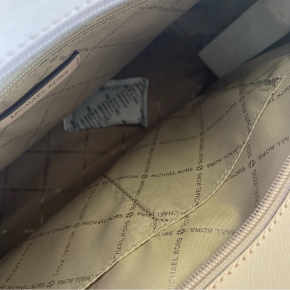 MICHAEL KORS JET SET TRAVEL ZIP XS TOTE CROSSBODY BAG Flamingo POWDER BLUSH - Picture 7 of 9